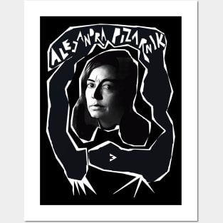 Alejandra Pizarnik in Black and White Posters and Art